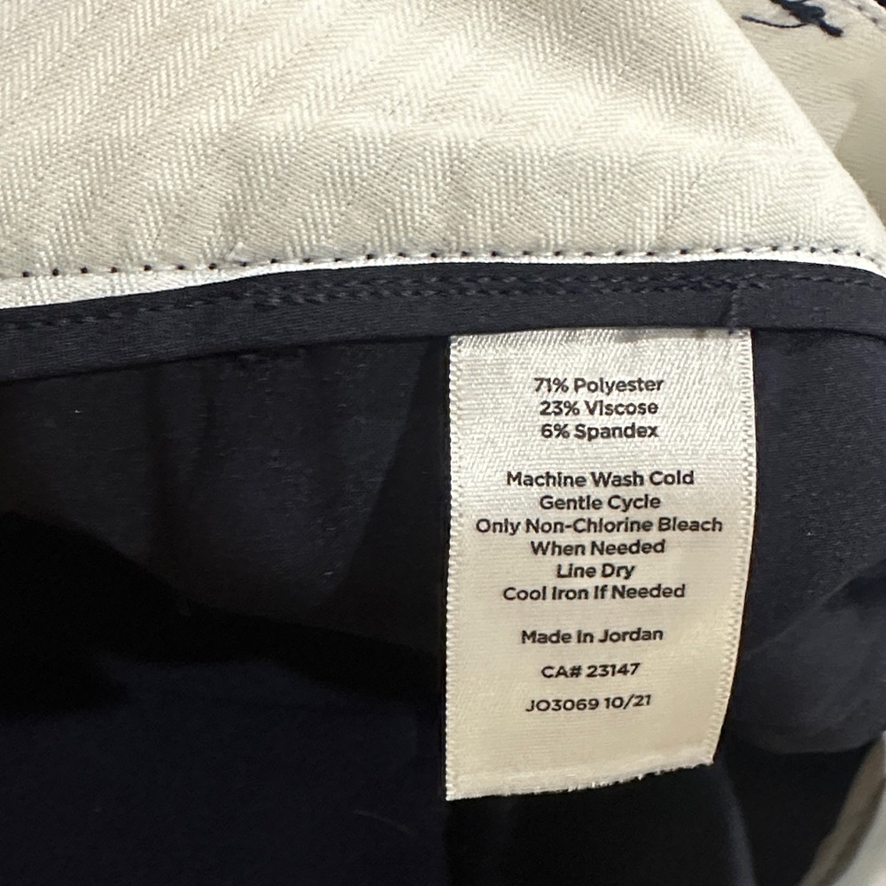 NWT Talbots Hampshire Ankle Pant Straight leg high waist Blue Sz 10 | $129 - Picture 14 of 14